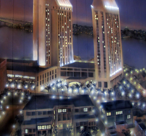 Hyatt buildings with Coronado Island and Bridge behind