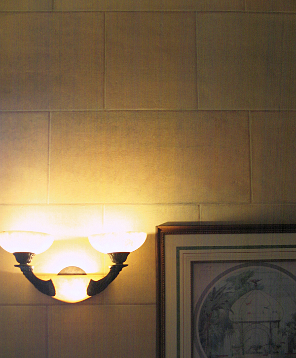 Faux stone wall finish Faux stone wall finish