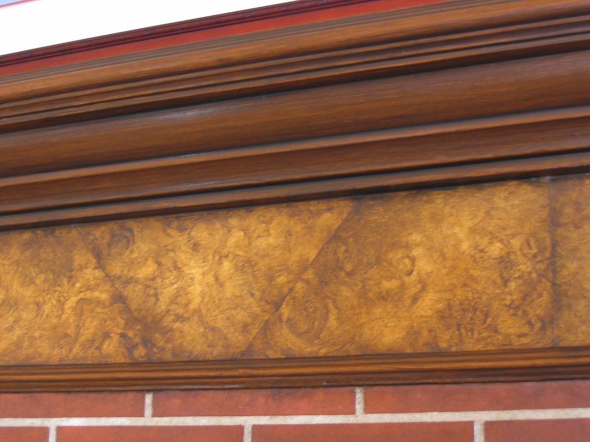 faux wood grain faux painting fireplace surround faux wood grain faux painting fireplace surround