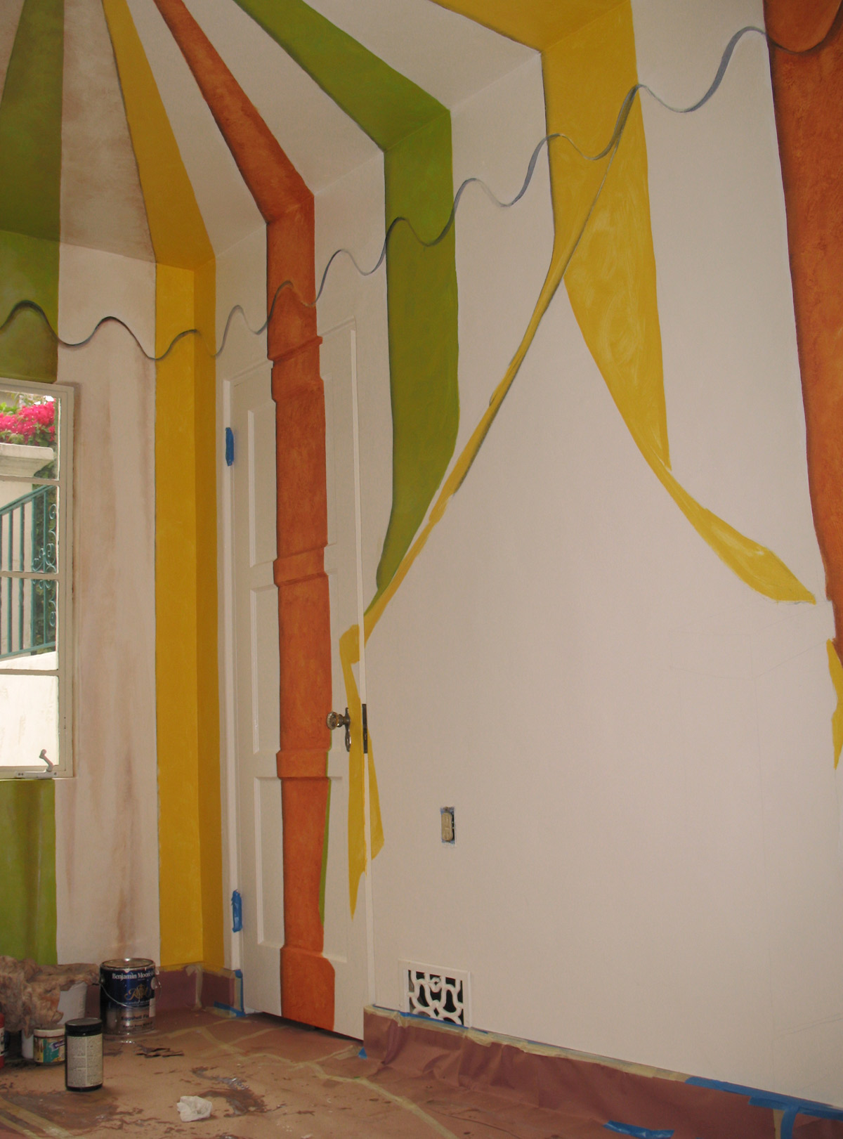 Kids murals | circus themed room Kids murals | circus themed room