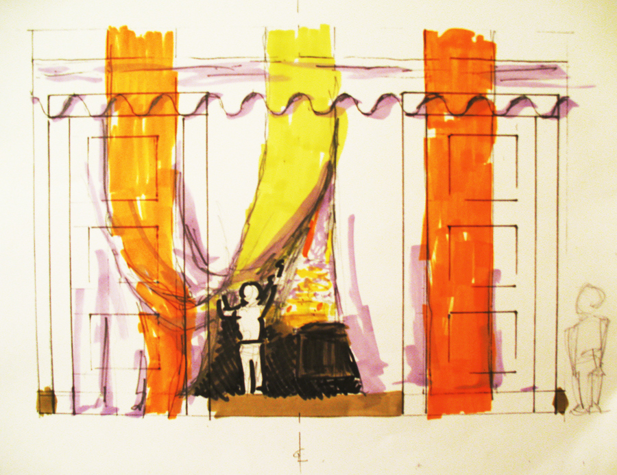circusmuraldesignsketch2 circus playroom design idea | concept sketch