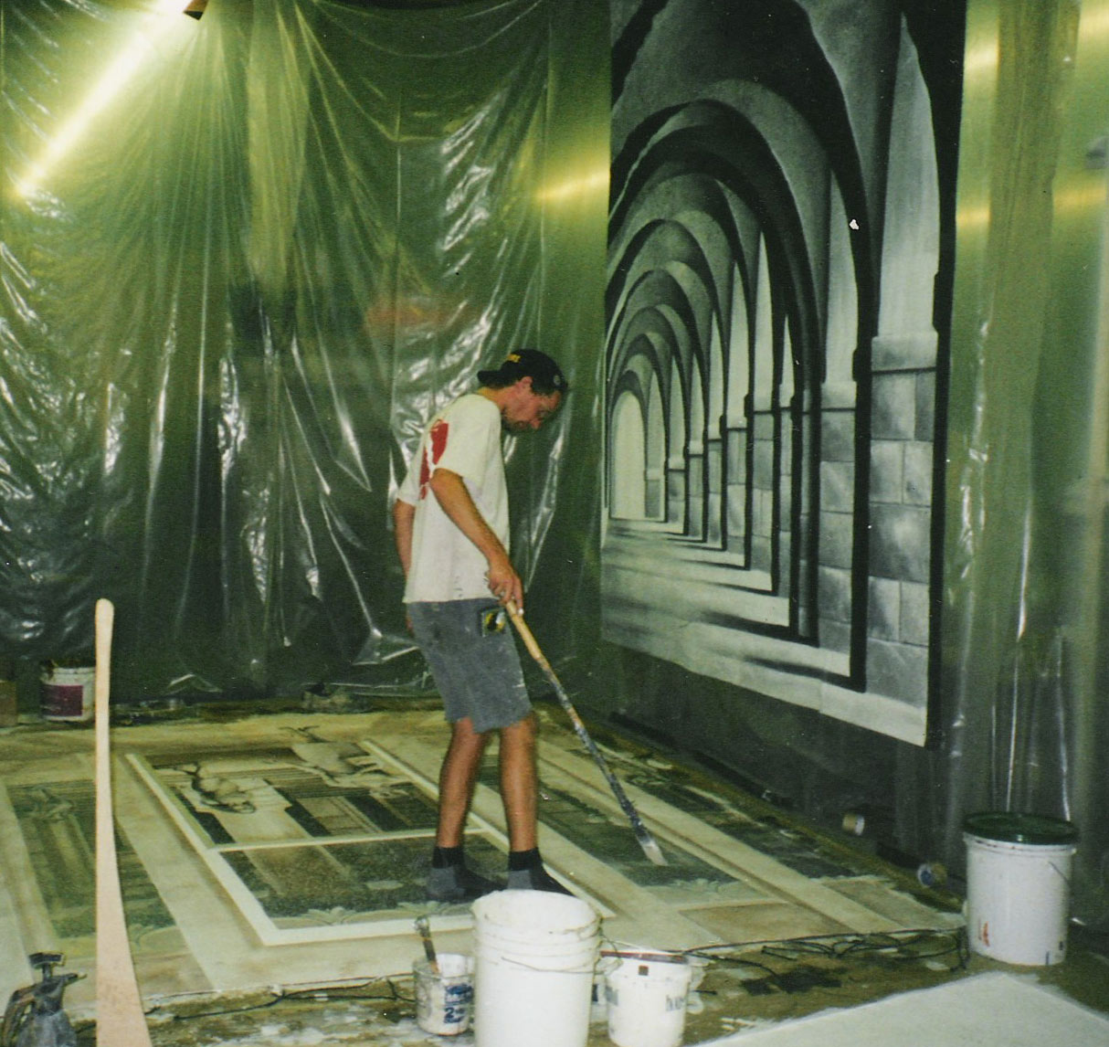 Scene painting in San Diego