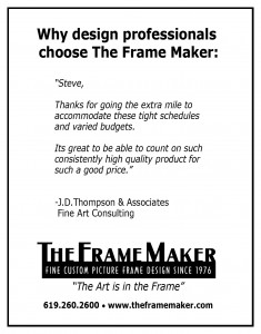 quarter page print ad | San Diego marketing client