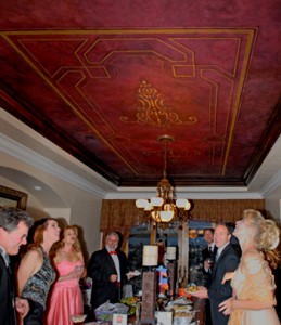 Tuscan flavored ceiling faux finish