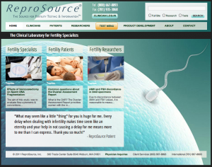 ReproSource WordPress website